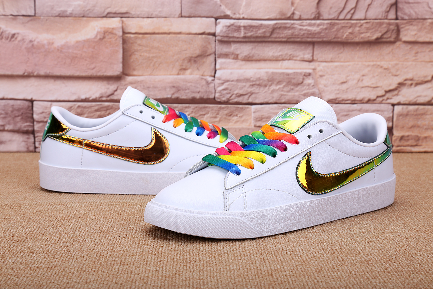 Nike Tennis Classic Korea White Colorful Shoes